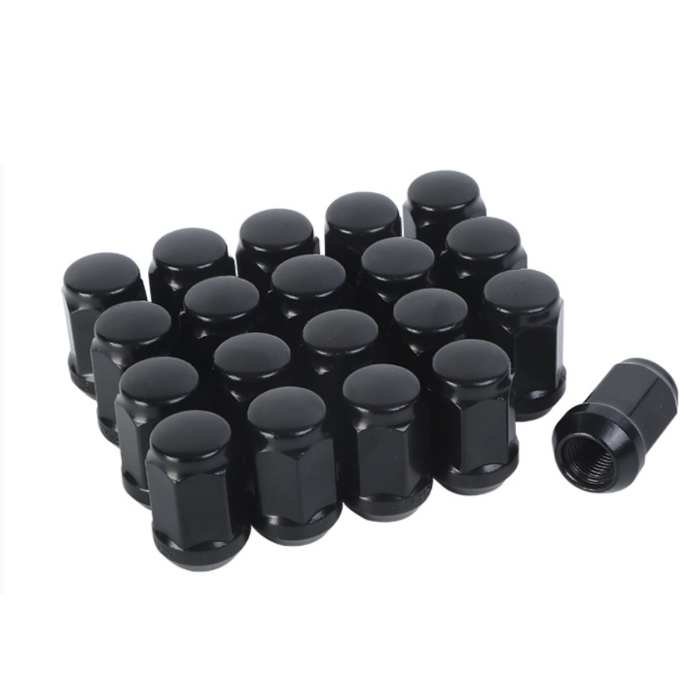 20 x 1/2" Wheel Nuts 35mm for Ford Falcon FG BF BA EL EF EA EB XC XD – Black Steel Set