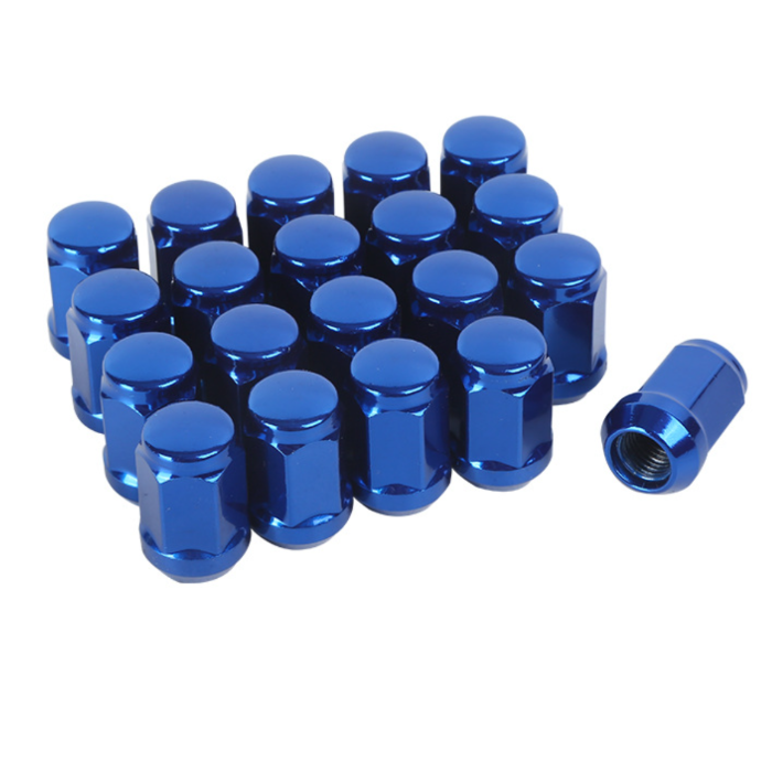 20 x 1/2" Wheel Nuts 35mm for Ford Falcon FG BF BA EL EF EA EB XC XD – Blue Steel Set
