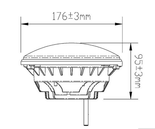 7 Inch Harley Davidson LED Headlight – DOT, E-Mark Approved