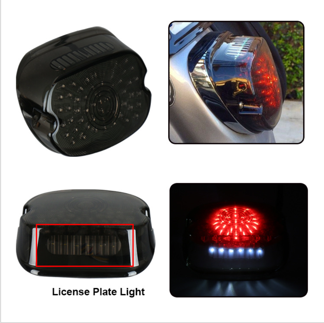 Replacement Harley Davidson LED Tail Light – Brake, Running, and License Plate Light