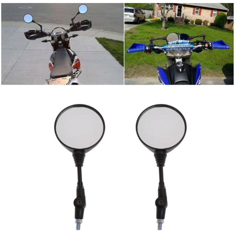 Motorcycle Mirrors for Yamaha, Honda, Harley – Brand New 10mm Thread Mirrors
