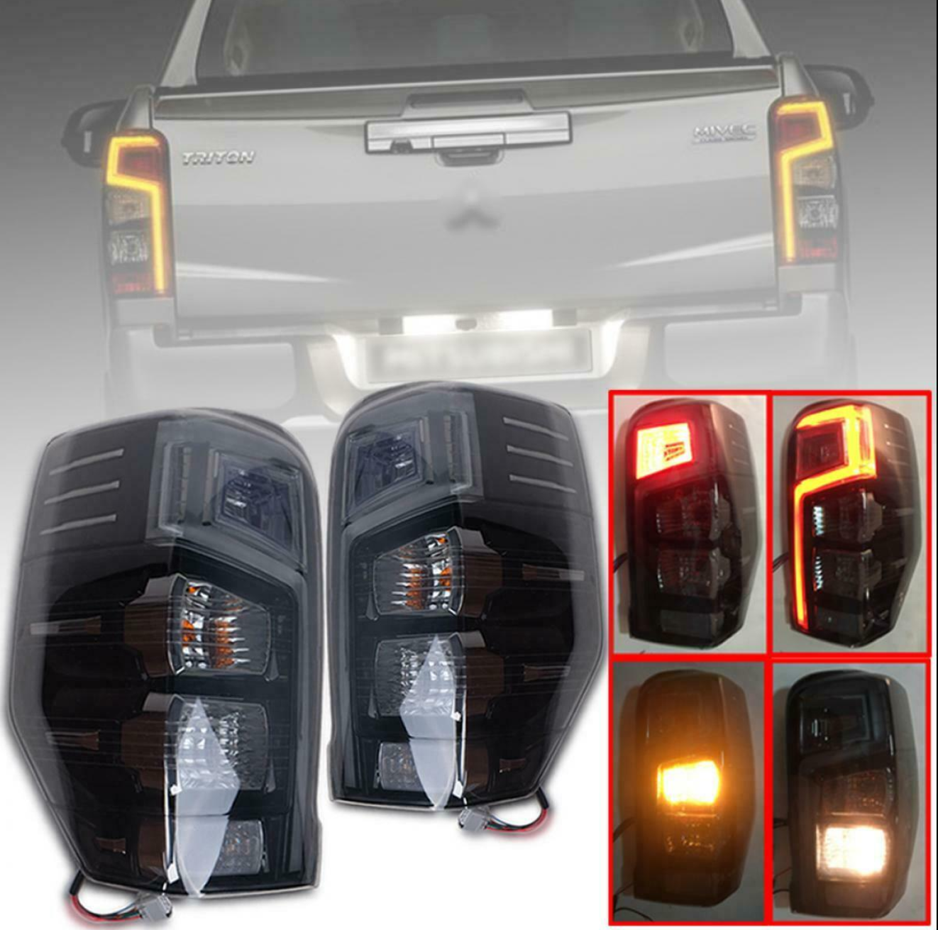 Replacement Pair of Mitsubishi L200 Triton Tail Light 2019-2023