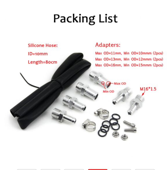 UNIVERSAL Aluminum Alloy Oil Catch Can Tank with Breather Filter