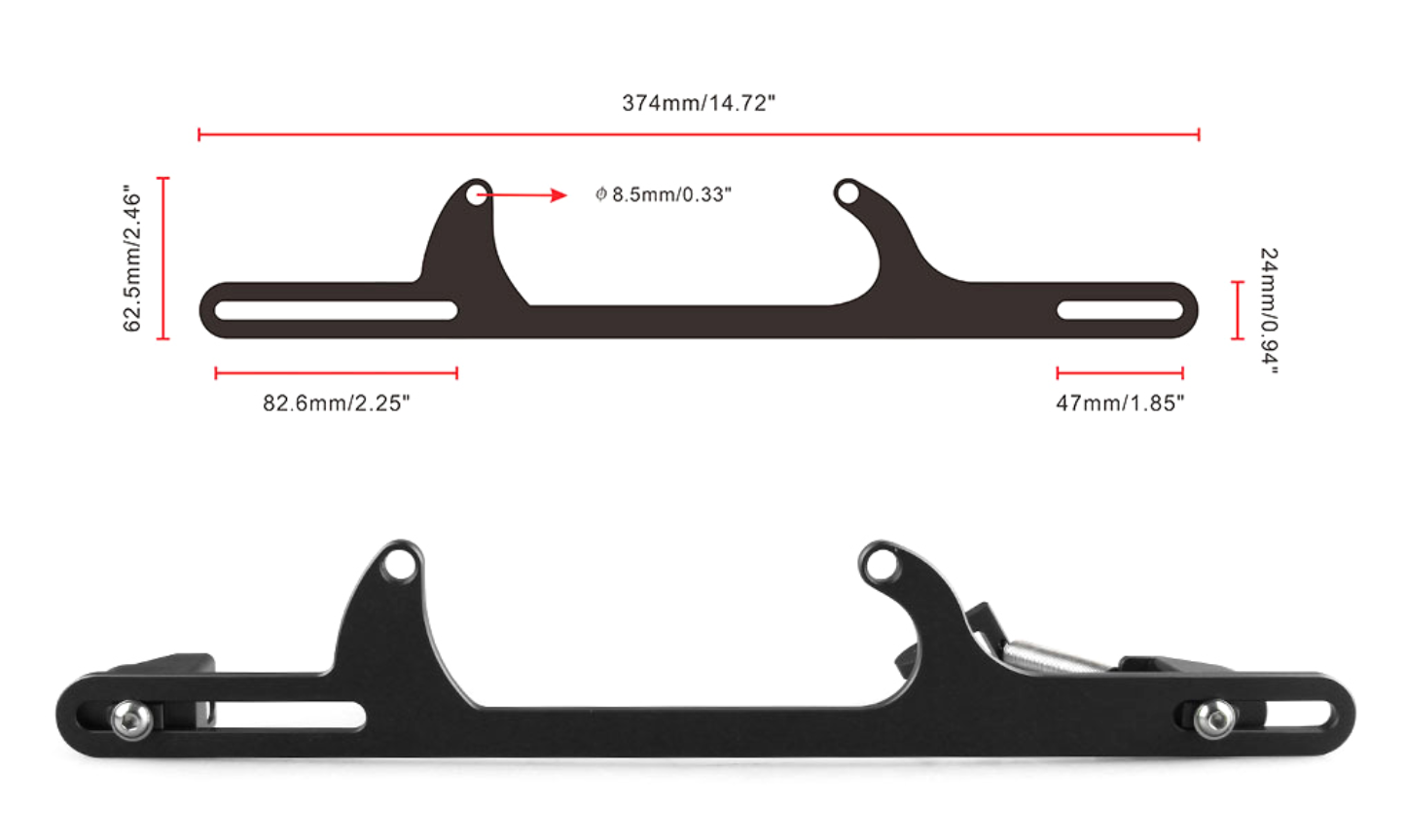 Aluminum Throttle Cable Bracket for Holley 4500