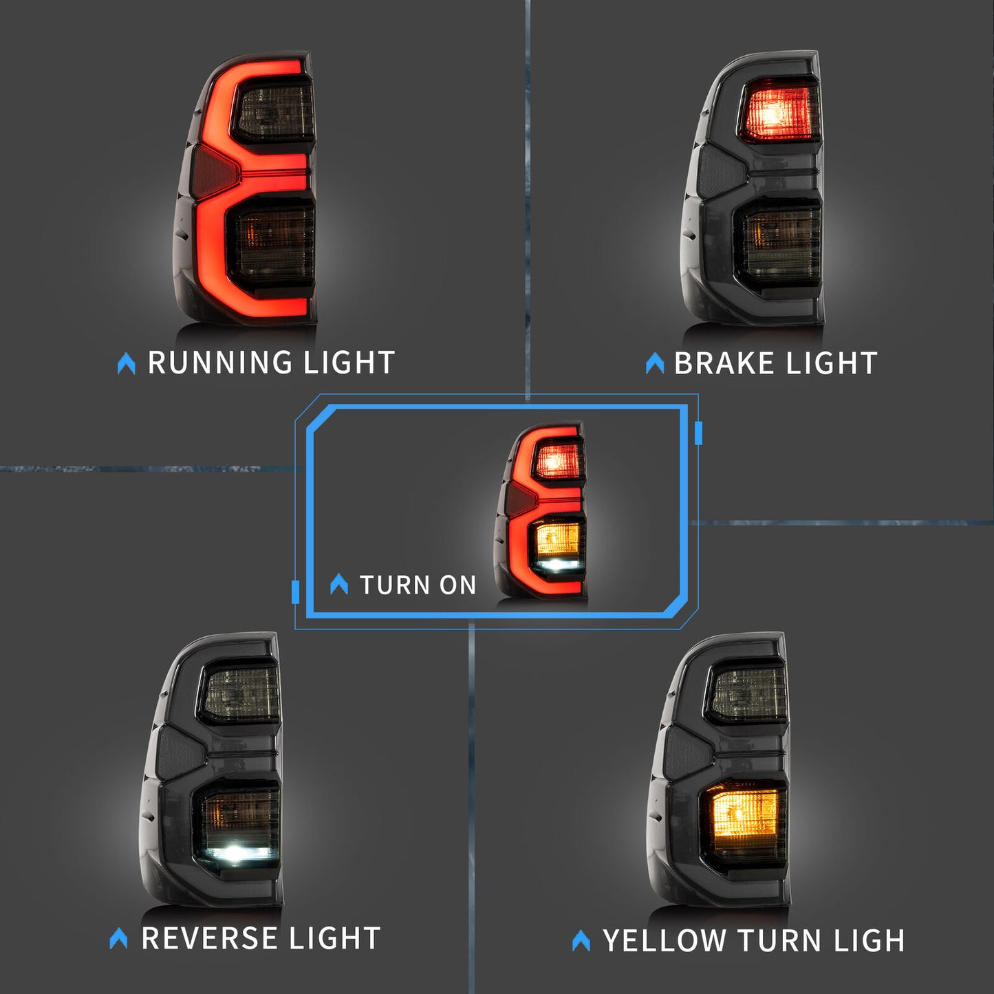 Replacement Toyota Hilux Tail Lights