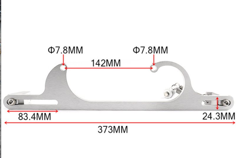 Aluminum Throttle Cable Bracket for Holley 4500
