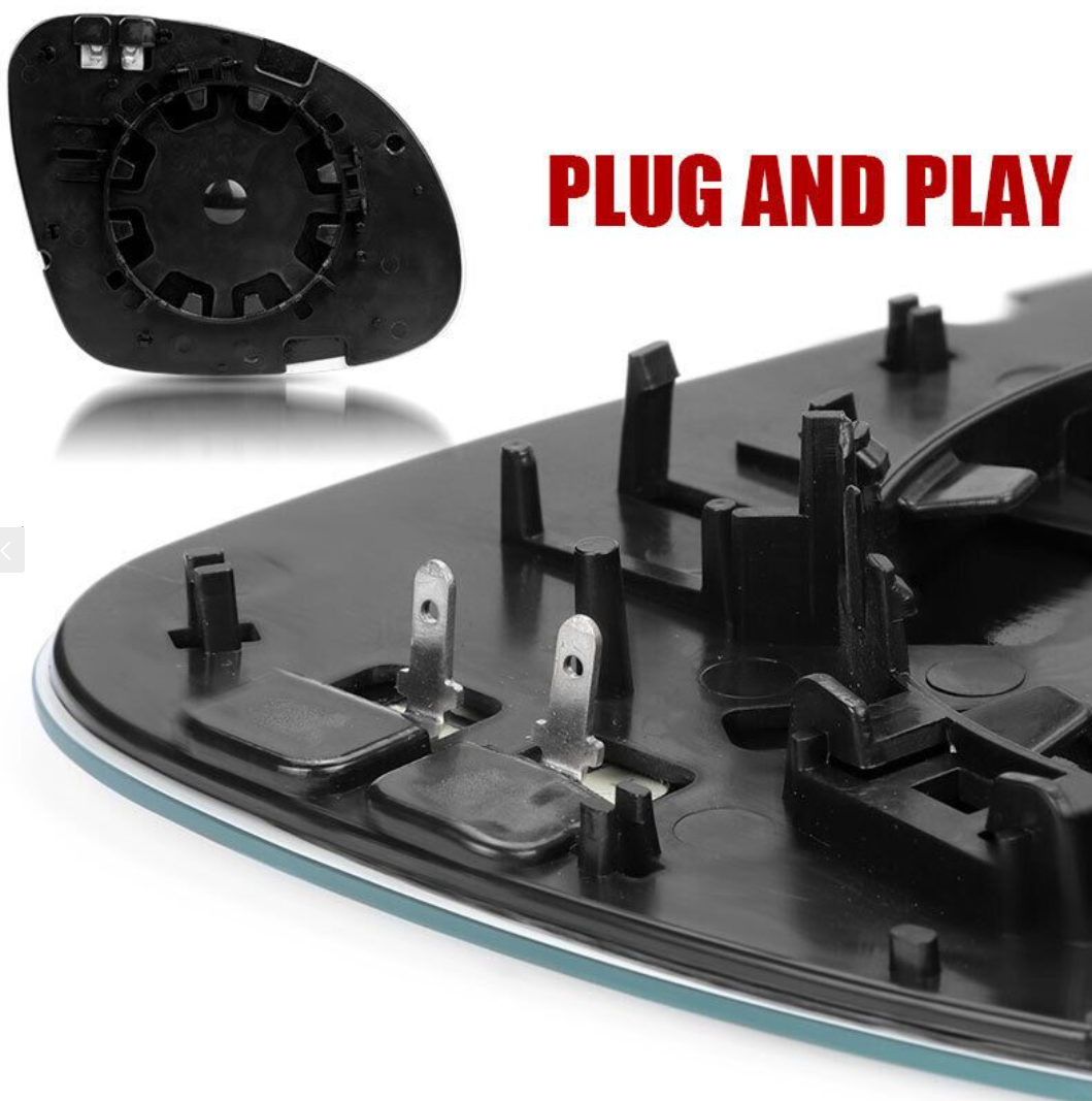 Mirror Glass For LH VW Volkswagen Tiguan Heated 2009-2017