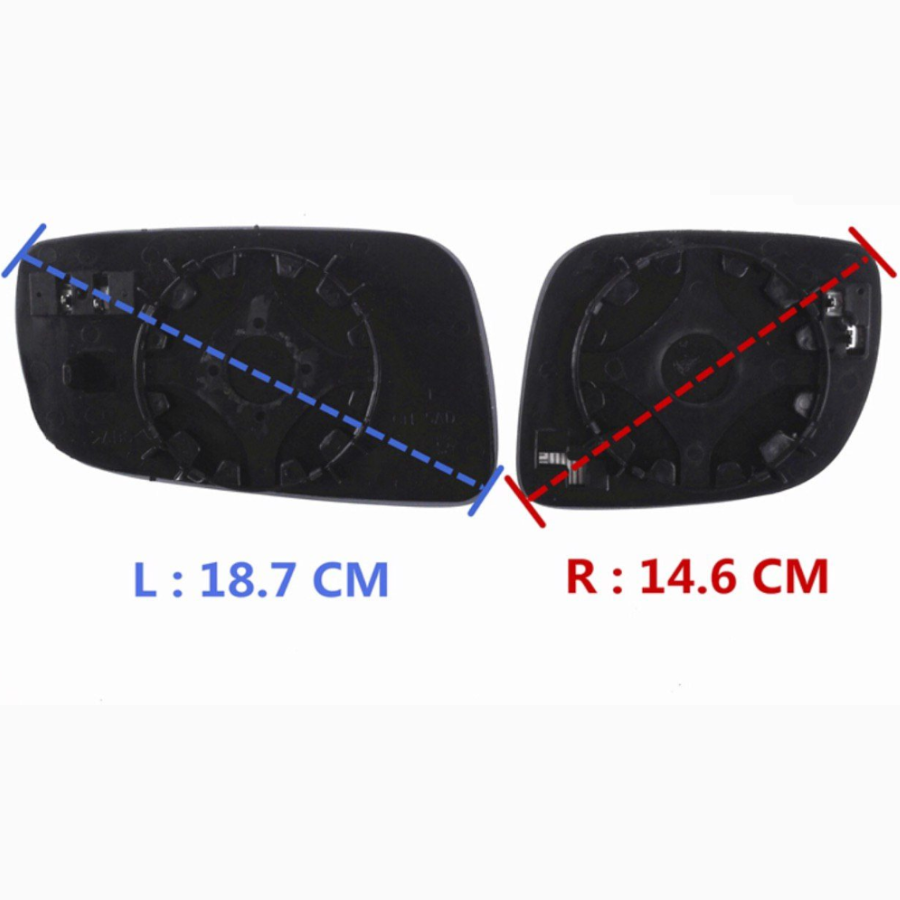 Mirror Glass For Heated VW Golf MK4 1998-2006