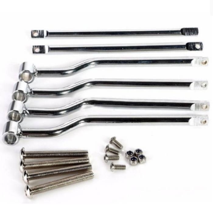 Motorcycle Saddle Bag Mounting Kit – Steel Brackets for Secure Saddlebag Mounting