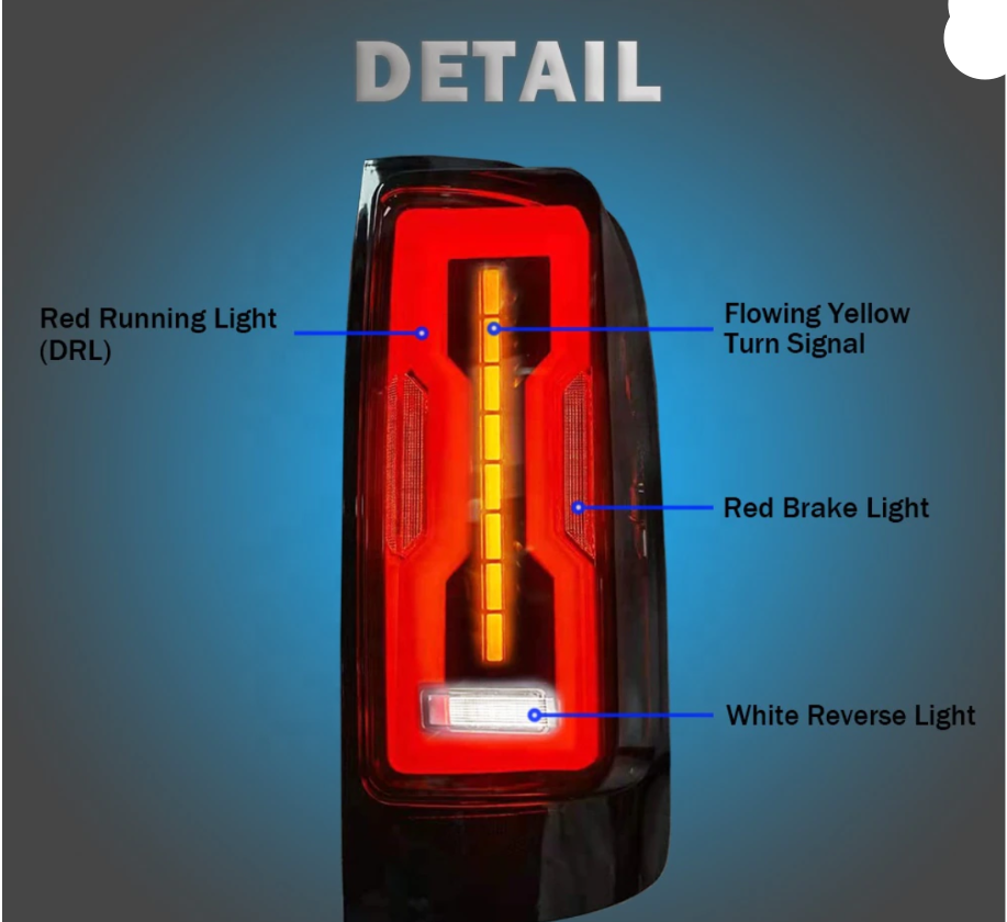 Replacement Holden Colorado Tail Lights