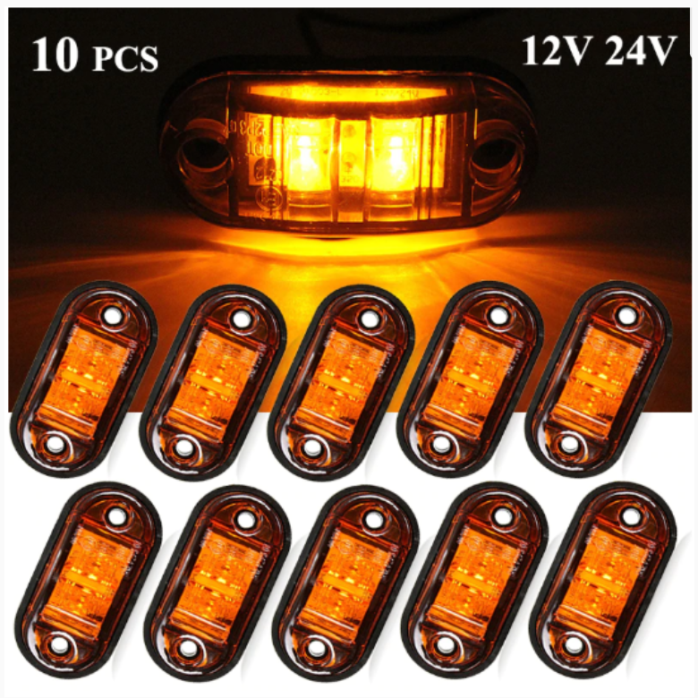 10 PCS Trailer Lights - Truck Lights - Side Marker Lights