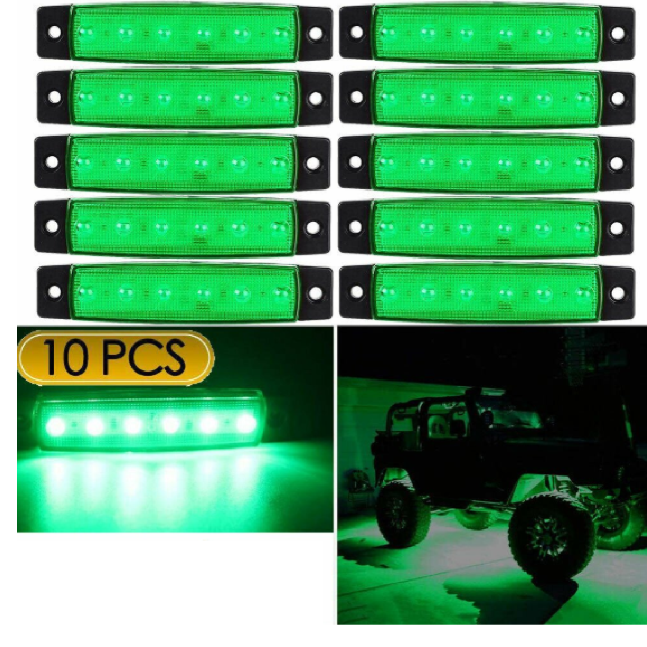 10 PCS Trailer Lights - Truck Lights - Side Marker Lights