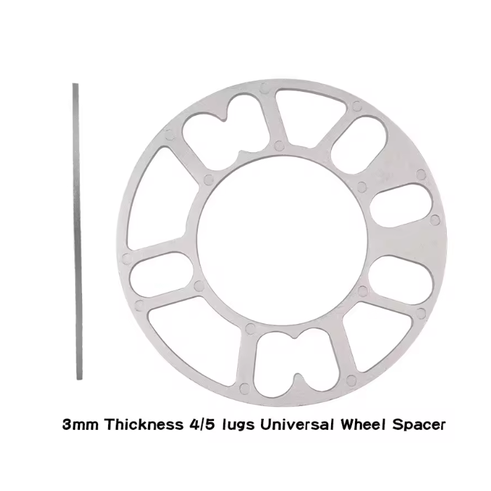 4x Universal 3mm Alloy Aluminum Wheel Spacers