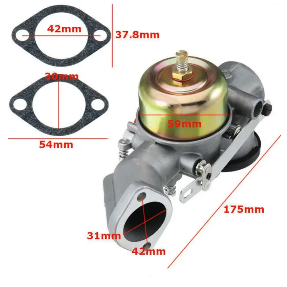 Carburetor for Briggs & Stratton 491026 491031 490499 281707 Carb 12HP Engine