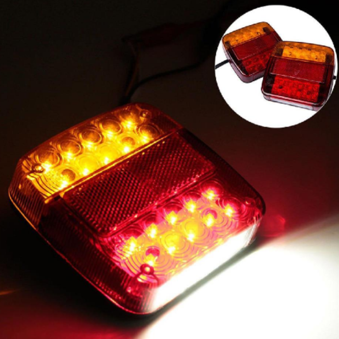 12V Trailer Lights - LED Trailer Lights with Number Plate Light
