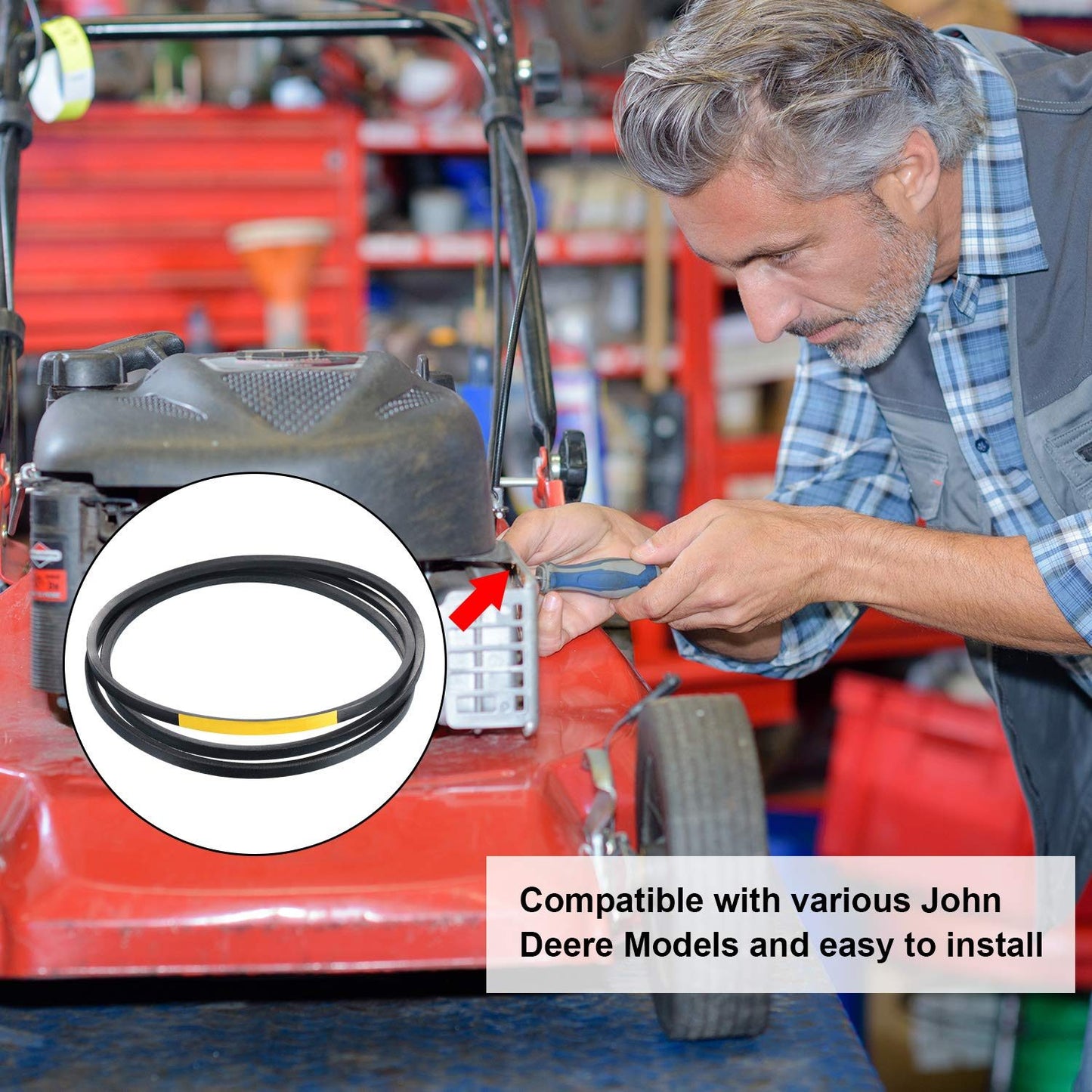 Deck Belt GX20072 for John Deere L Series 42" LA100 LA105 LA110