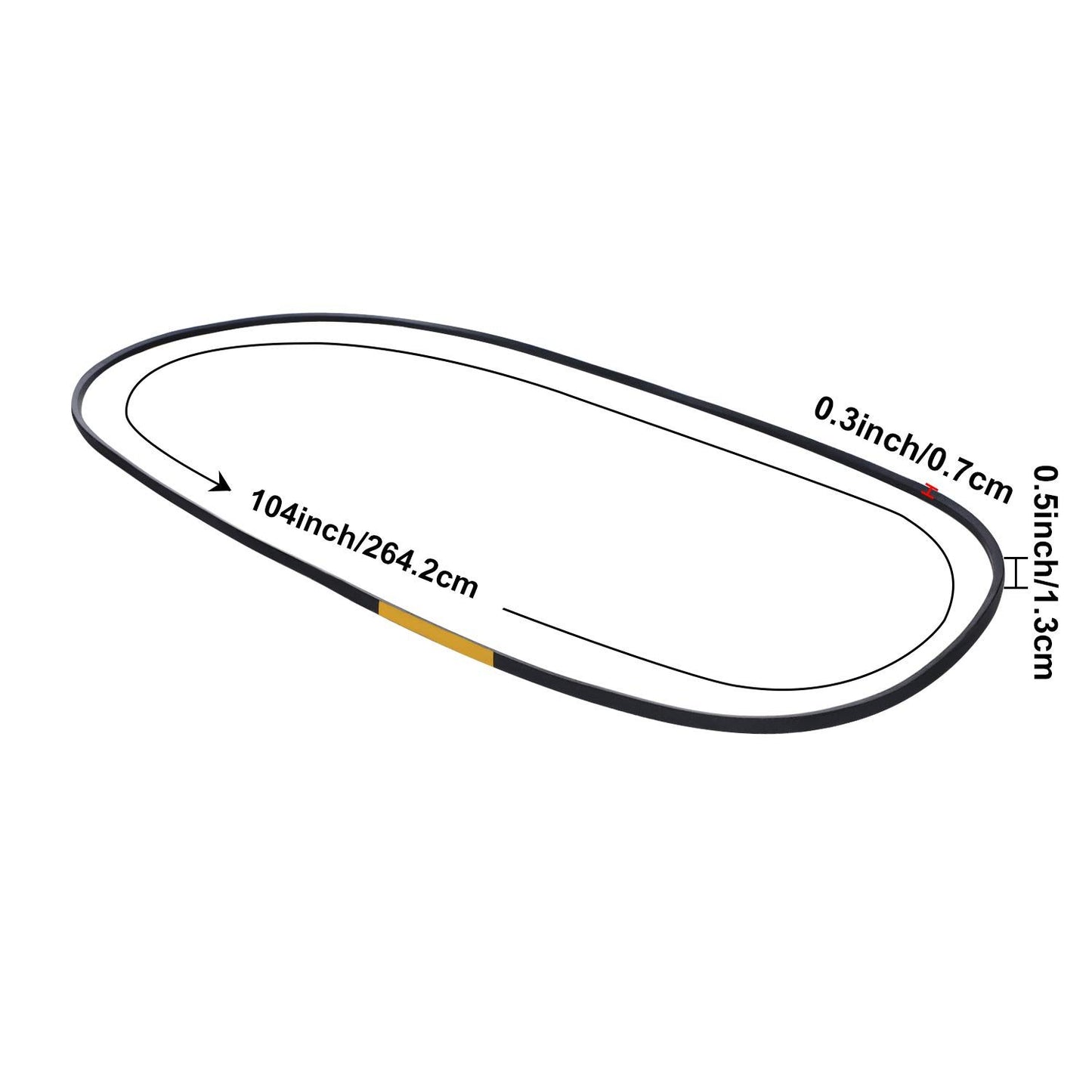 Deck Belt GX20072 for John Deere L Series 42" LA100 LA105 LA110