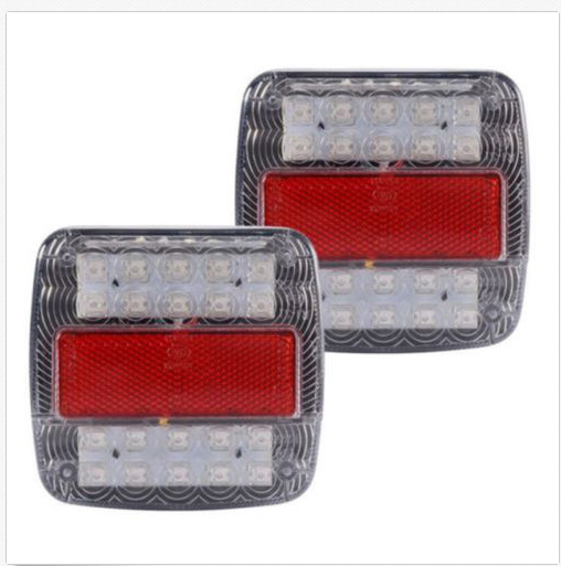 12V Trailer Lights - LED Trailer Lights with Number Plate Light
