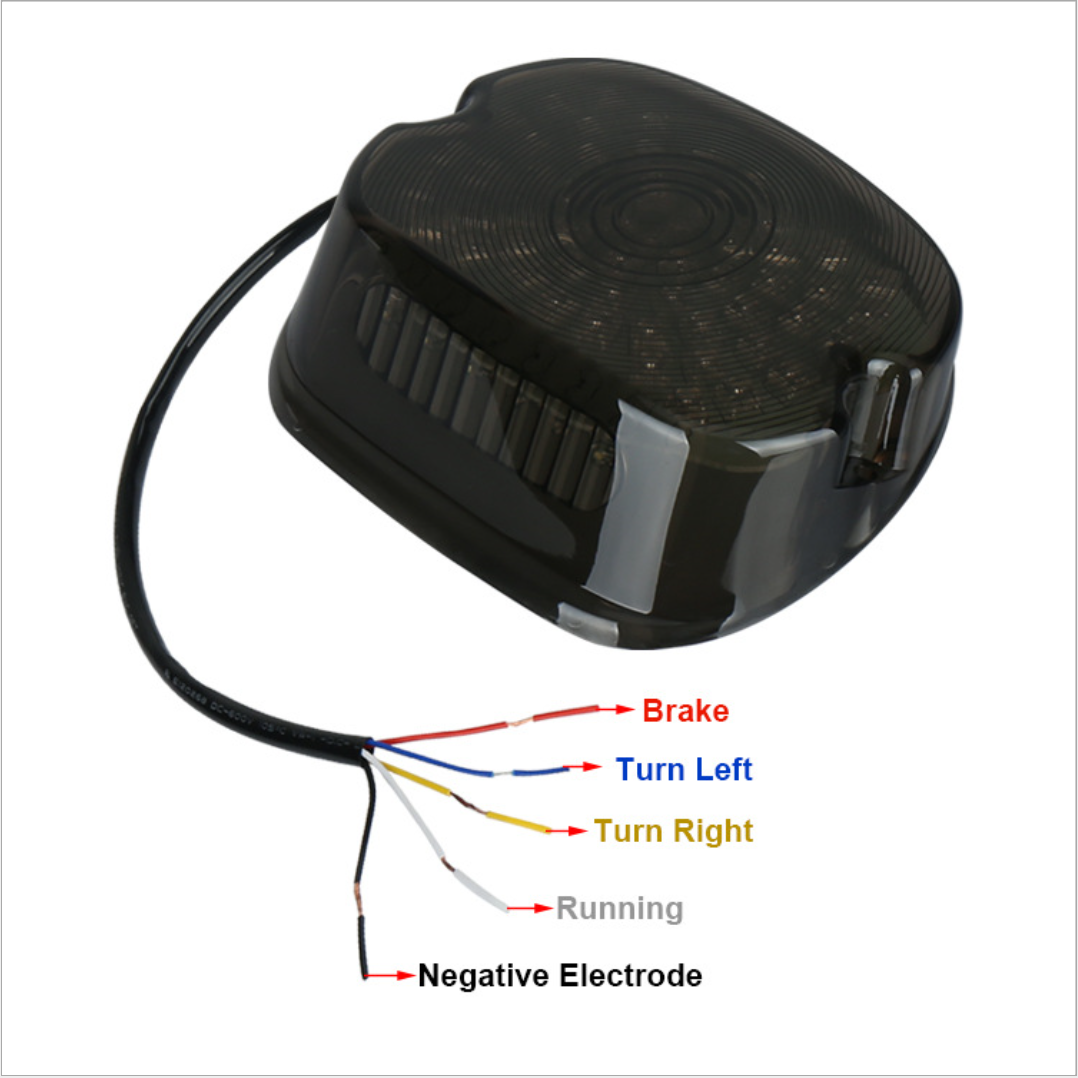 Replacement Harley Davidson LED Tail Light – Brake, Running, and License Plate Light