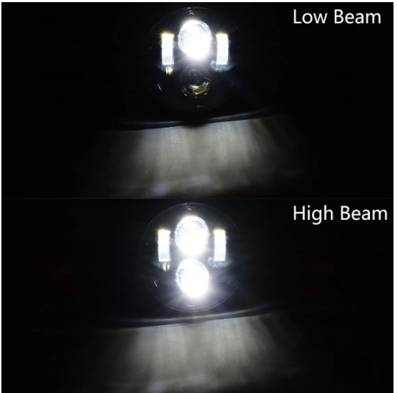 7-Inch LED Daymaker Headlight For Harley Davidson – High/Low Beam – 3-Year Warranty