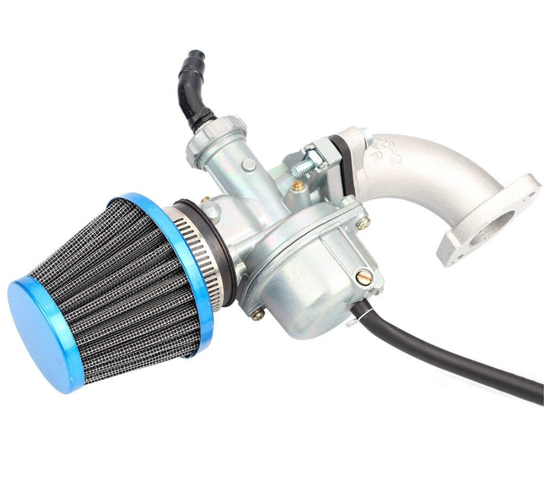 For Pit Dirt Bike 110cc 125cc PZ22 22mm Carb Carburetor Intake Pipe