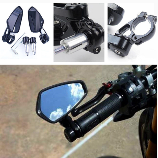Bar End Mirrors – 7/8" Handlebar Motorcycle Mirrors