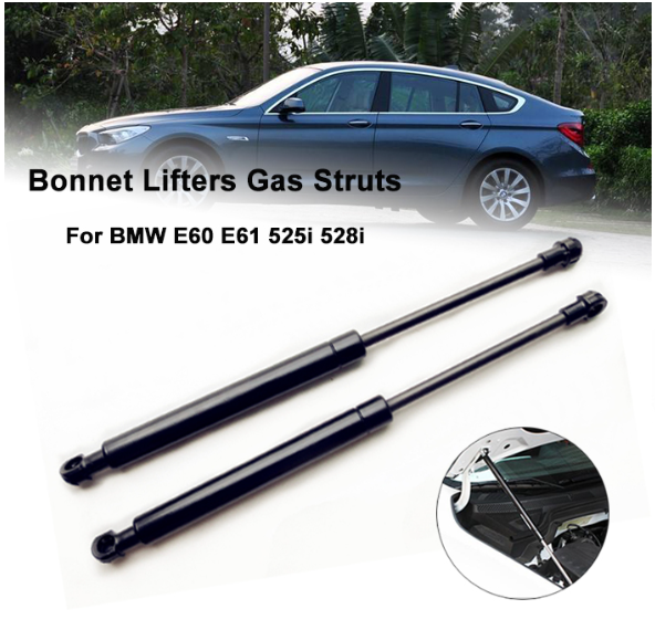 Bonnet Gas Struts for BMW 5 Series E60 E61 525i 530i 528i 535i 545i 550i M5 | Hood Lift Supports Replacement