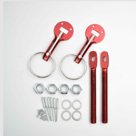 Bonnet Hood Pins Kit - Universal Car Hood Fastener