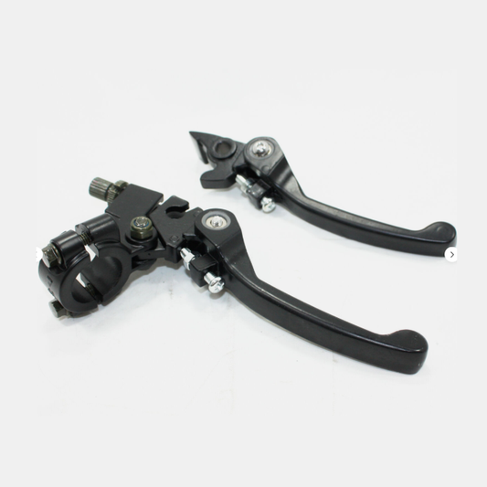  Foldable Clutch & Brake Lever – Compatible with 110cc, 125cc, 140cc Pit Dirt Bikes