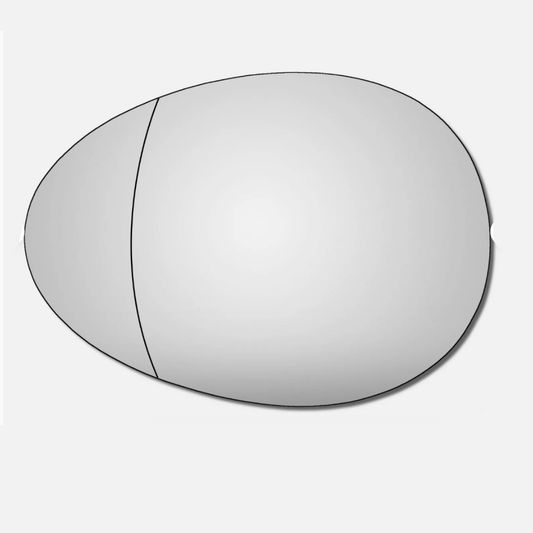 Mirror Glass For LH Heated Mini R55 R56 R57 R58 R59 R60 R61
