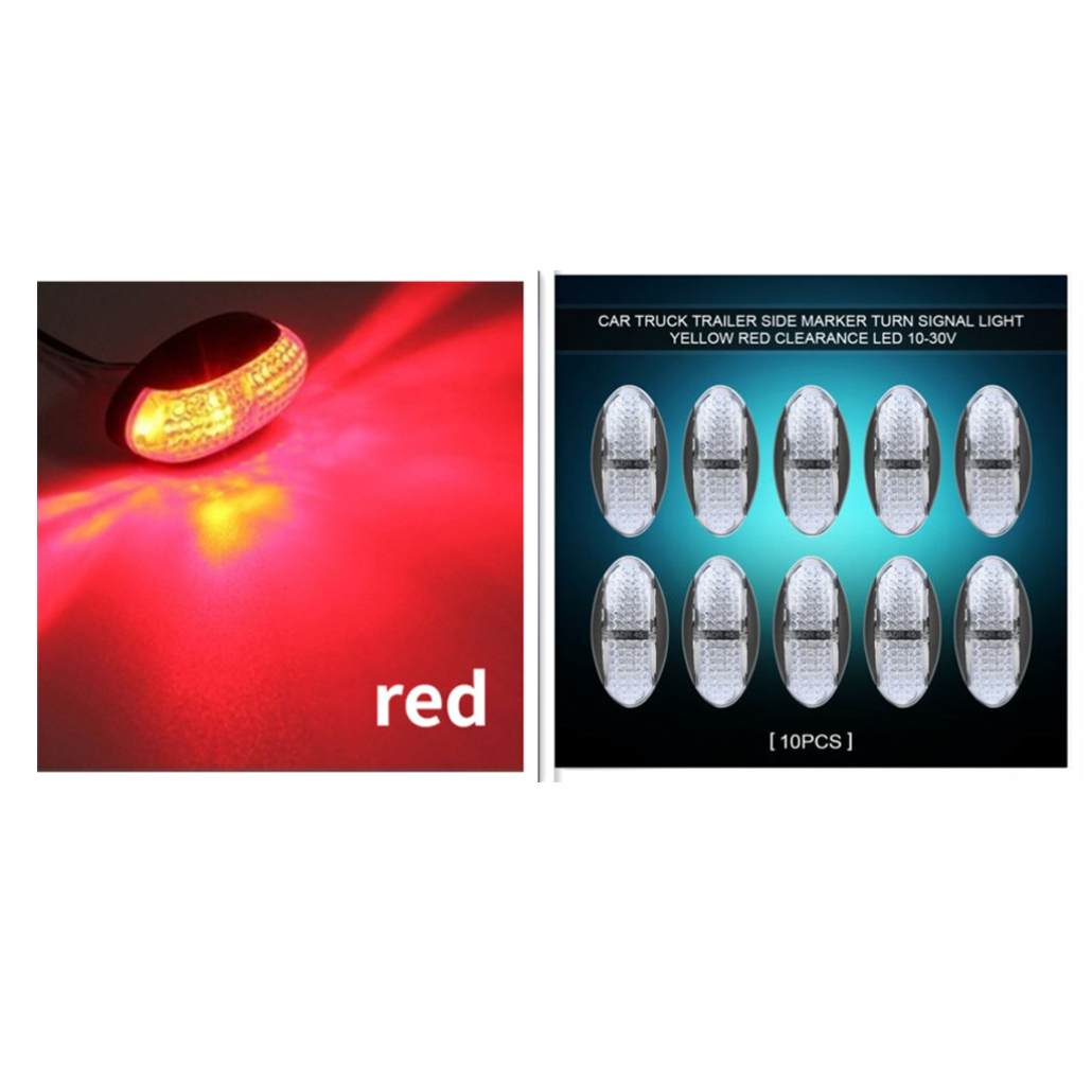 10 PCS Trailer Lights - Truck Lights - Side Marker Lights