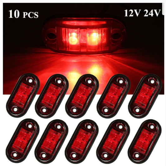 10 PCS Trailer Lights - Truck Lights - Side Marker Lights