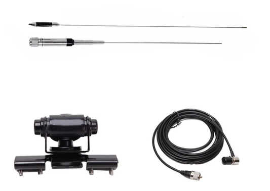 Dual Band Antenna Kit – 144/430MHz UHF VHF PL-259 Mobile Radio