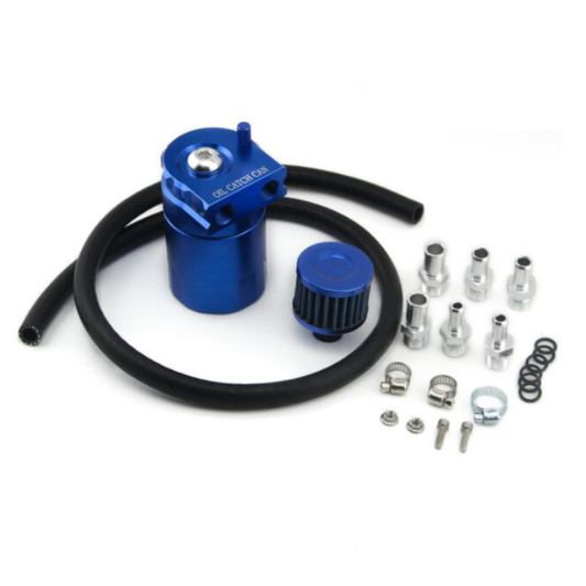 UNIVERSAL Aluminum Alloy Oil Catch Can Tank with Breather Filter