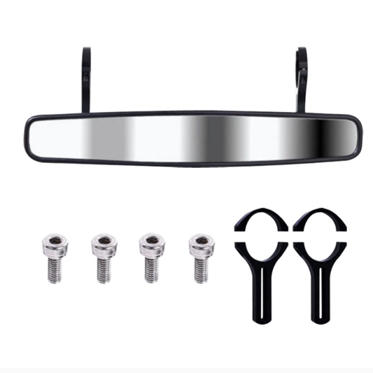 UTV Rear View Center Mirror – High-Definition Convex Mirror with 1.75" Clamps