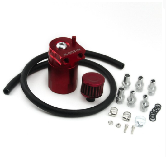 Universal Aluminum Alloy Oil Catch Can Tank with Breather Filter