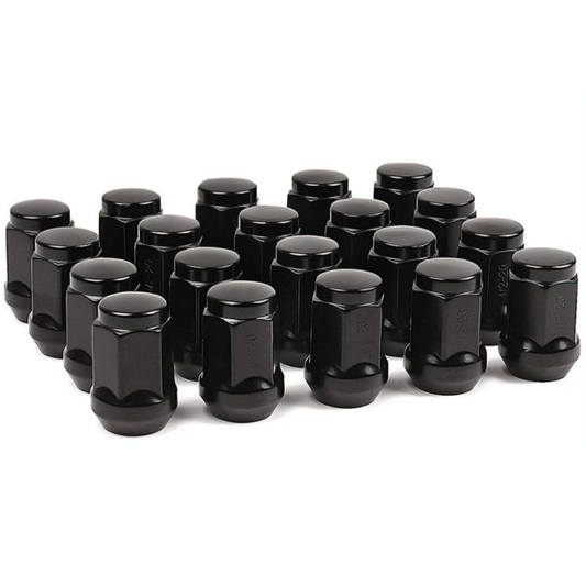 Wheel Nuts M14x1.5 – Black Steel Lug Nuts for Holden Commodore VE VF – Pack of 20
